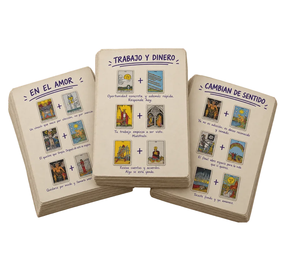 Libro de combinaciones de cartas